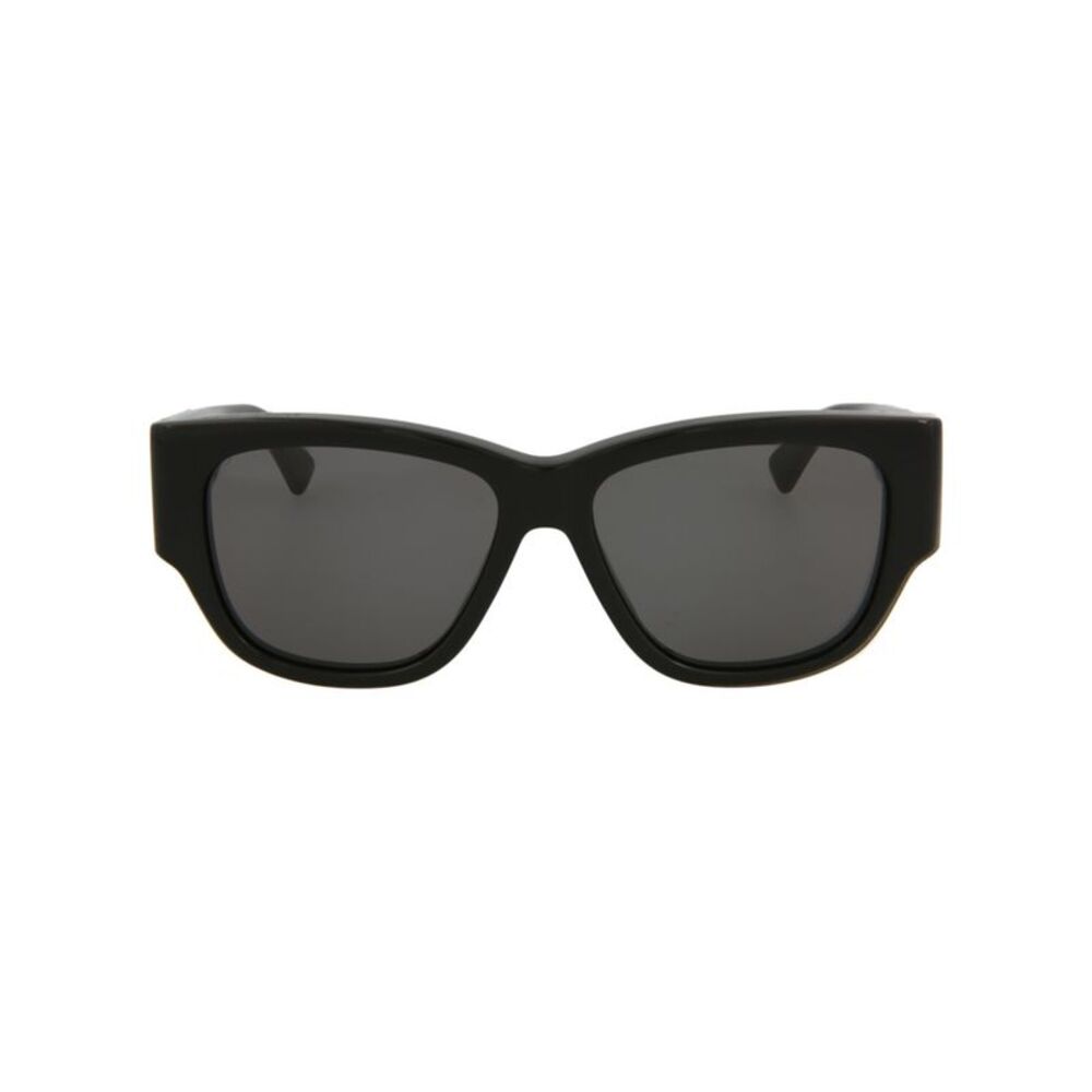 Bottega Veneta Black Rectangular Sunglasses